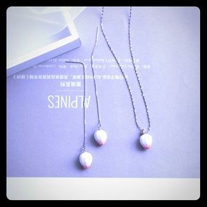 Porcelain Flower Necklace